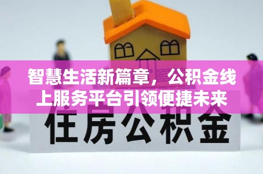 沂水智慧生活新篇章，公积金线上服务平台引领便捷未来